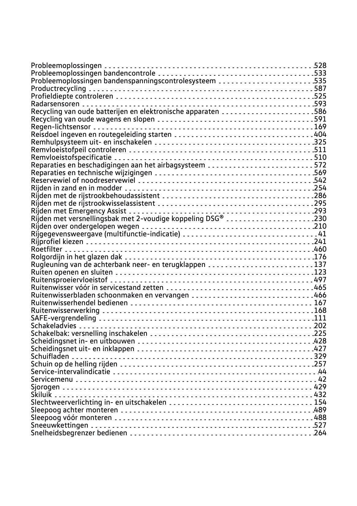 2022-2023 Volkswagen Tiguan Owner's Manual | Dutch