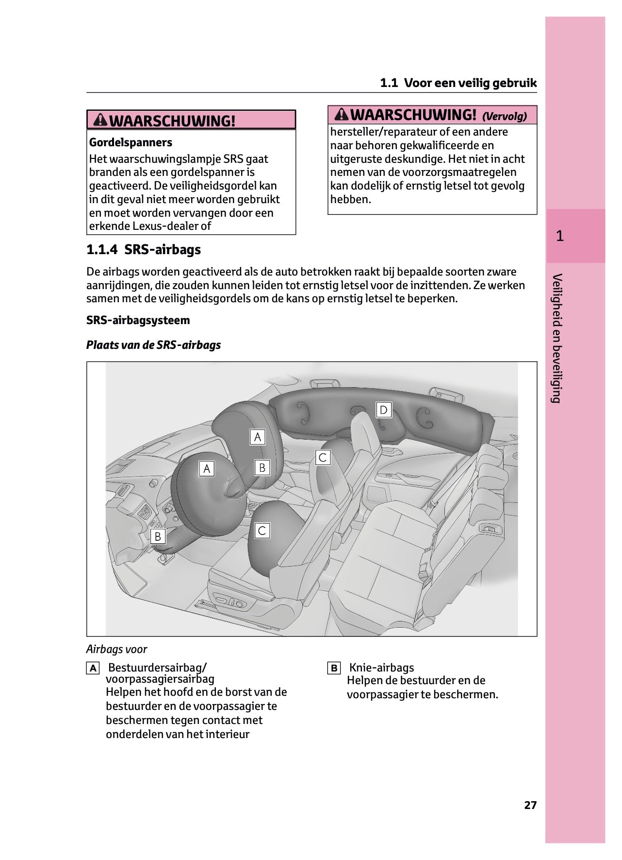 2022-2023 Lexus UX 250h Owner's Manual | Dutch