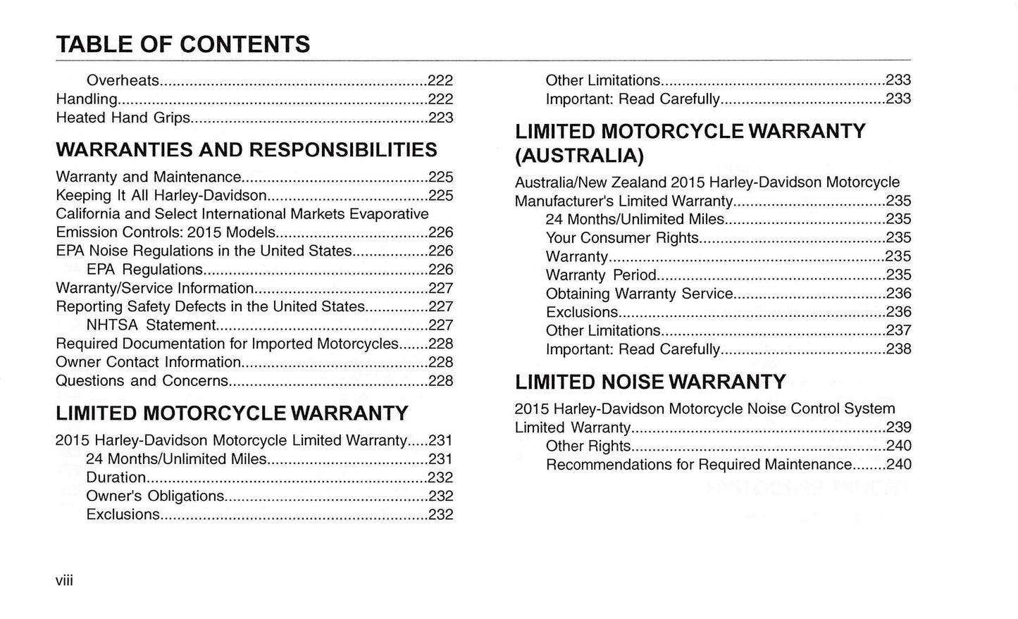 2015 Harley Davidson FLHTKSE Manuel du propriétaire | Anglais
