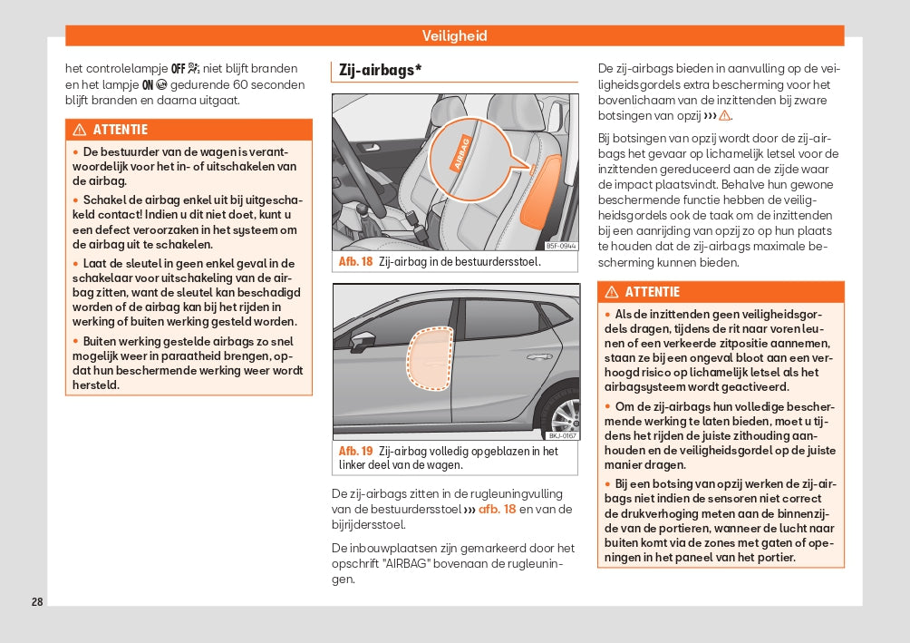 2021 Seat Ibiza Owner's Manual | Dutch