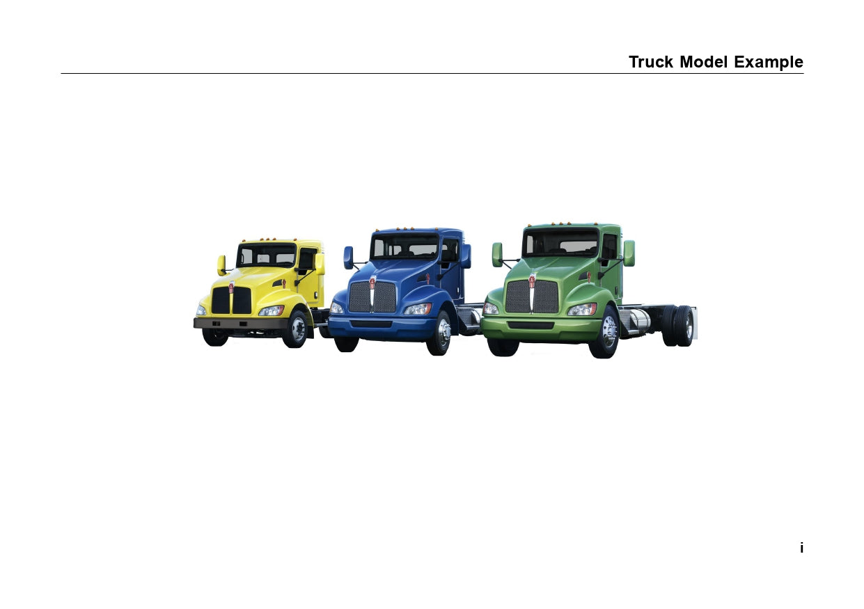 2017 Kenworth T170/T270/T370 Manuel du propriétaire | Anglais