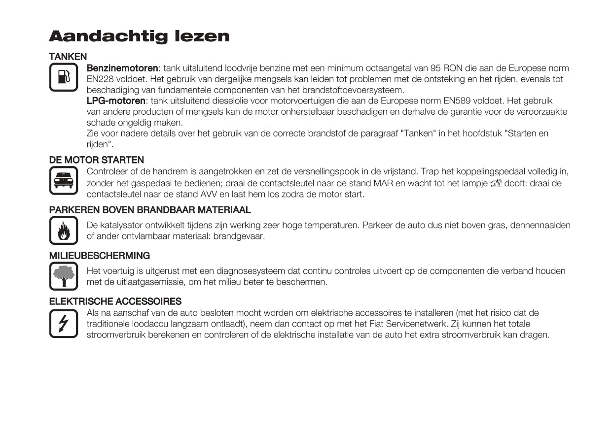 2023 Fiat Panda Owner's Manual | Dutch