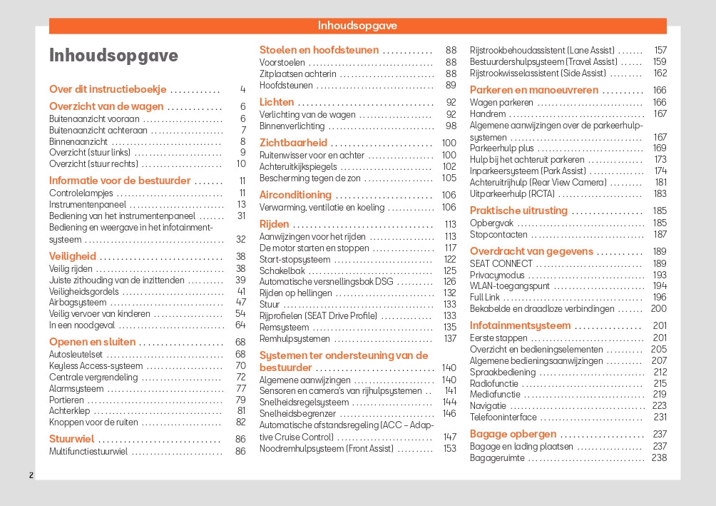 2022-2023 Seat Arona Gebruikershandleiding | Nederlands
