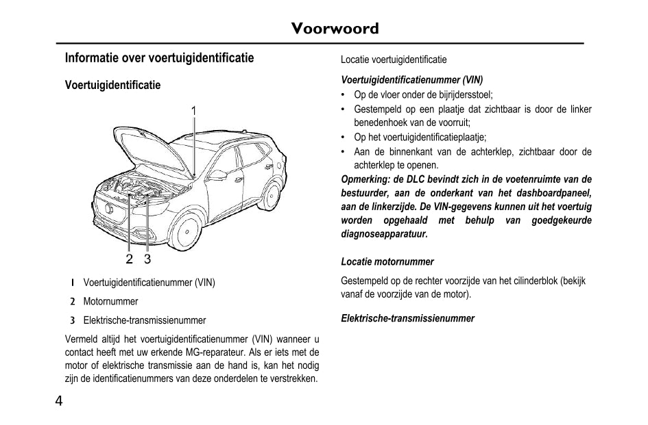 2020-2023 MG Ehs PHEV Bedienungsanleitung | Niederländisch