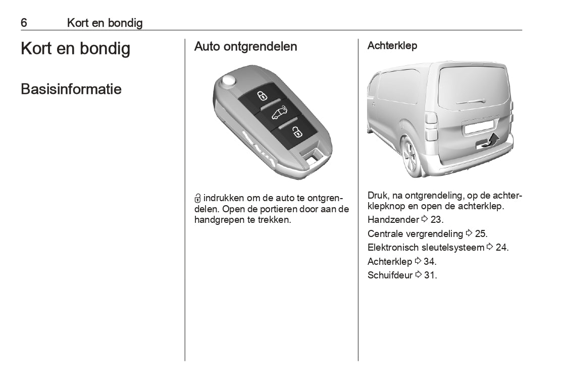 2022 Opel Vivaro Gebruikershandleiding | Nederlands