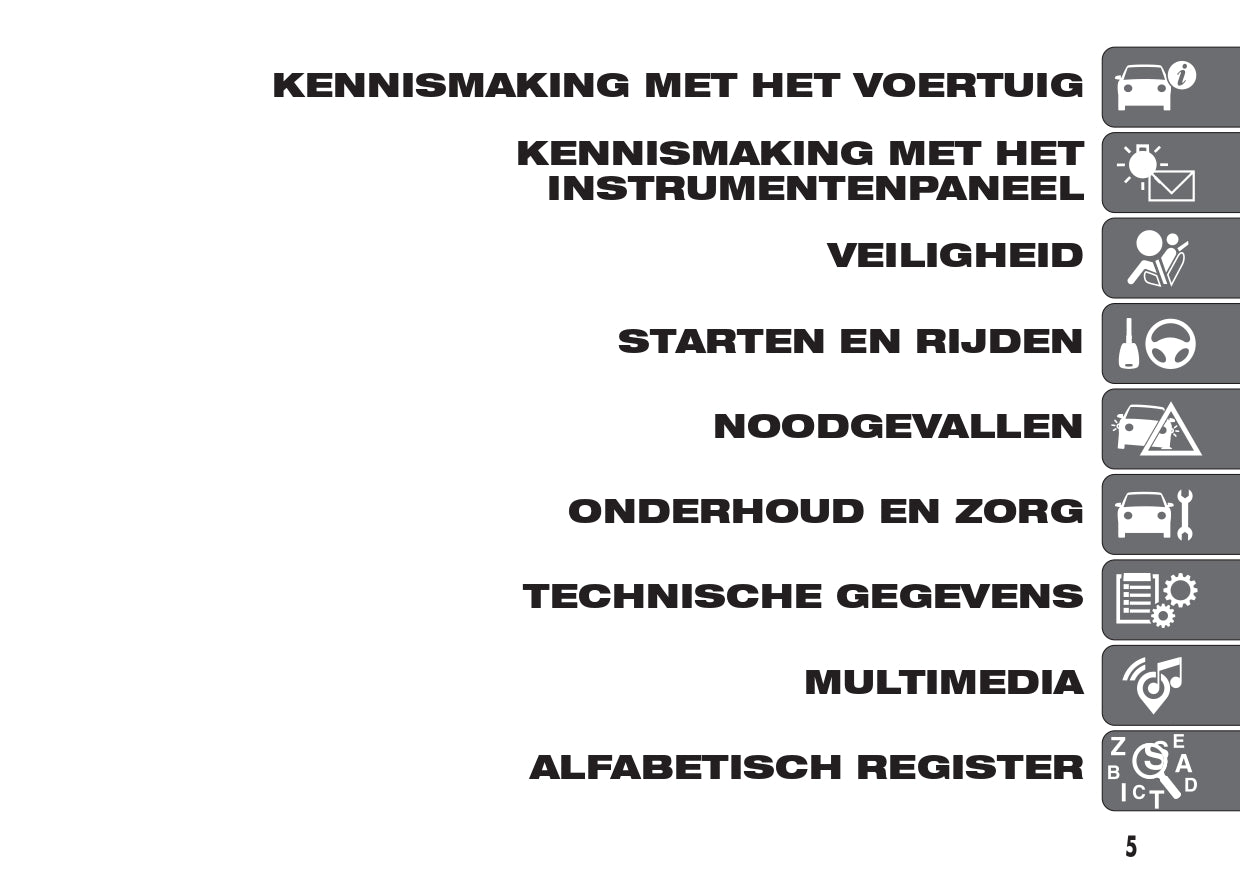 2017-2018 Fiat 500/500C Bedienungsanleitung | Niederländisch