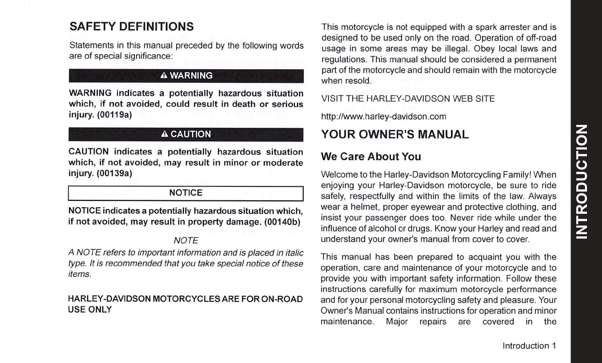 2008 Harley-Davidson FXSTSSE2 Owner's Manual | English