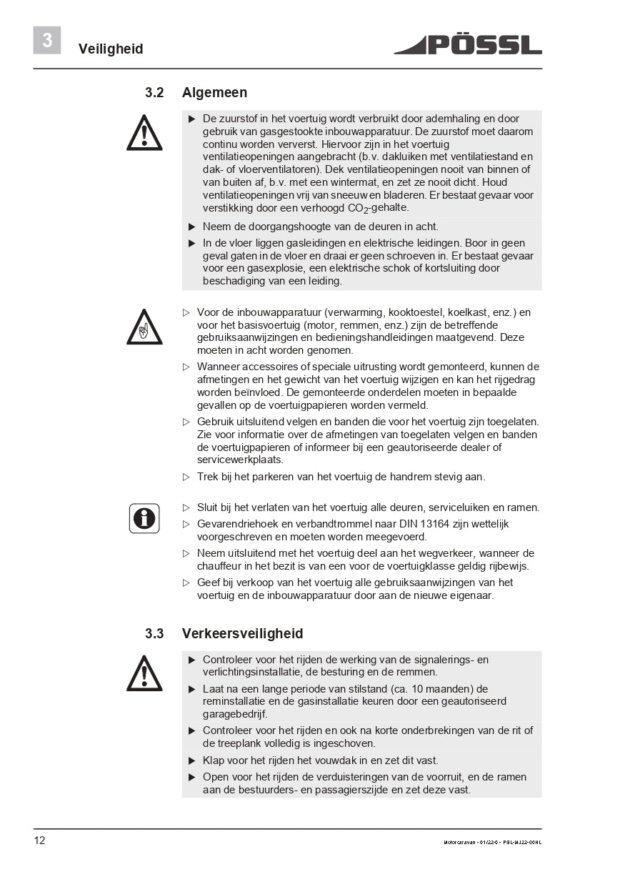 2019-2022 Pössl 2WIN Plus Gebruikershandleiding | Nederlands