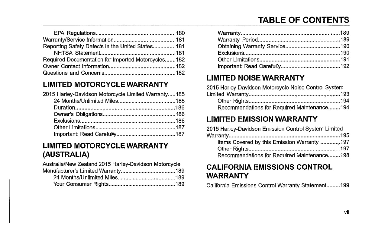 2015 Harley-Davidson Dyna Gebruikershandleiding | Engels