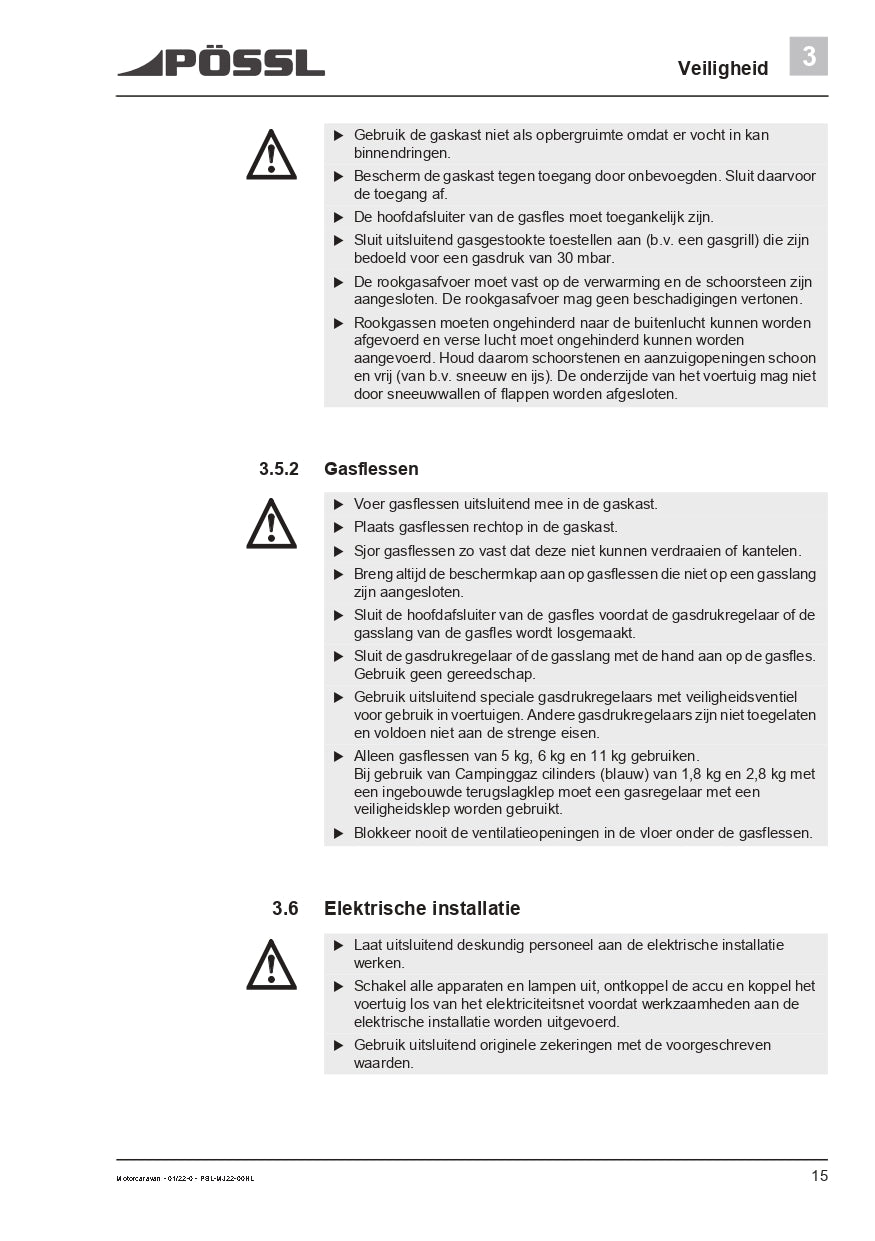 2019-2022 Pössl 2WIN Plus Gebruikershandleiding | Nederlands