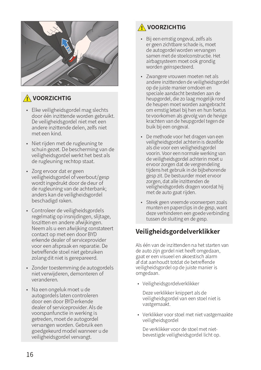 2023-2024 BYD Atto 3 Manuel du propriétaire | Néerlandais
