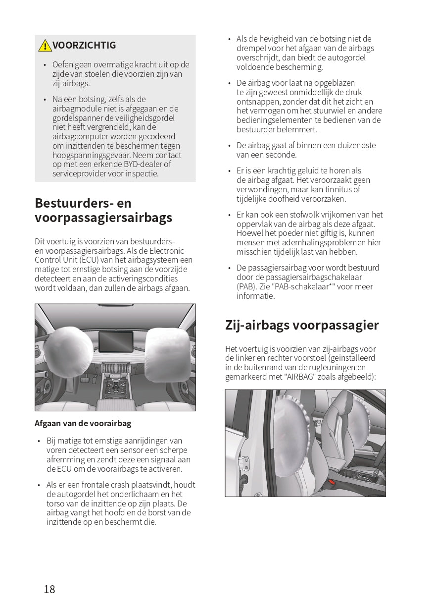 2023-2024 BYD Atto 3 Manuel du propriétaire | Néerlandais