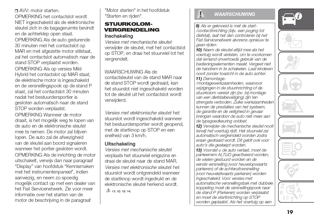 2022-2023 Fiat Tipo Bedienungsanleitung | Niederländisch