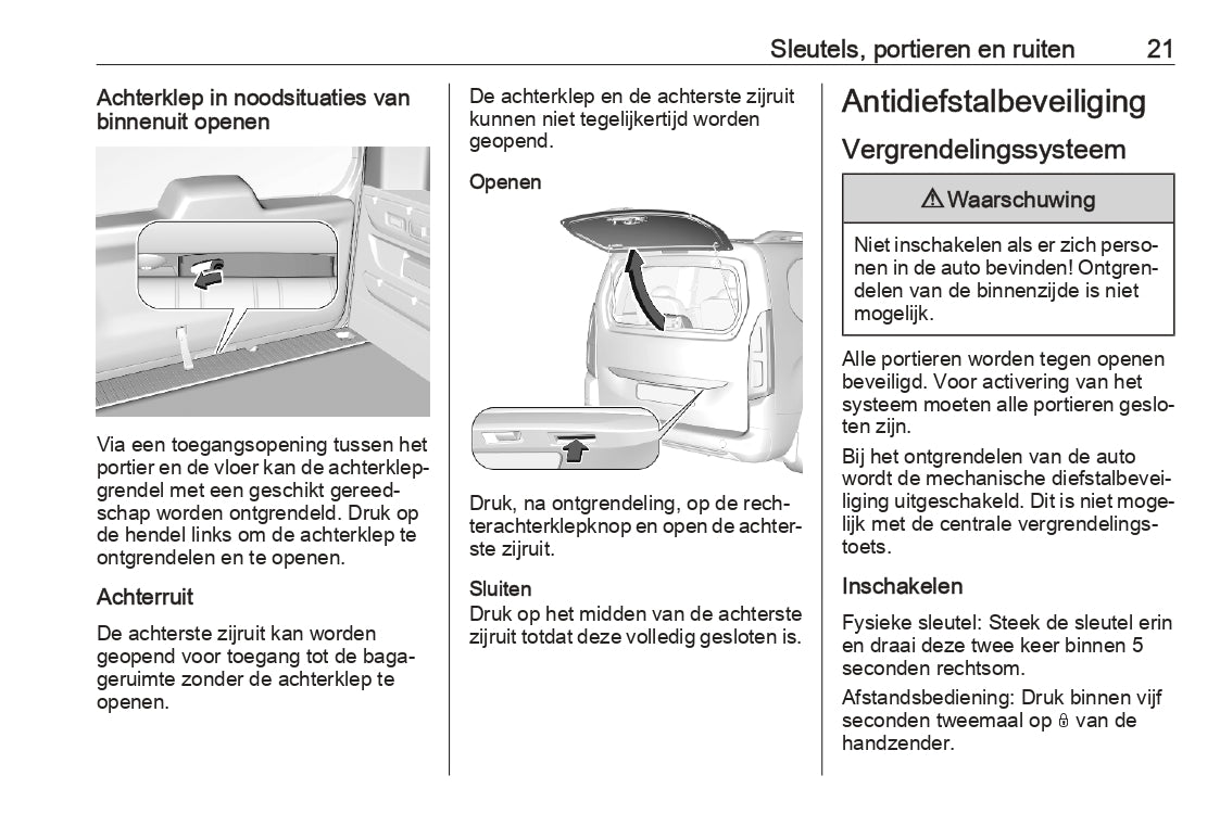 2023 Opel Combo Gebruikershandleiding | Nederlands