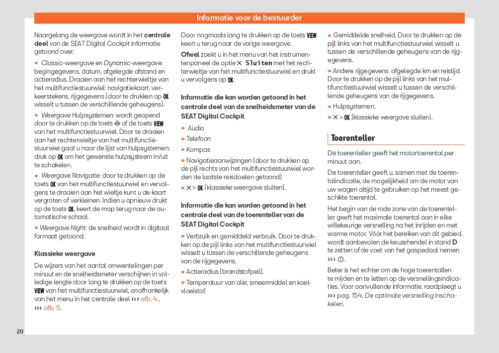 2023 Seat Leon/Leon Sportstourer Owner's Manual | Dutch