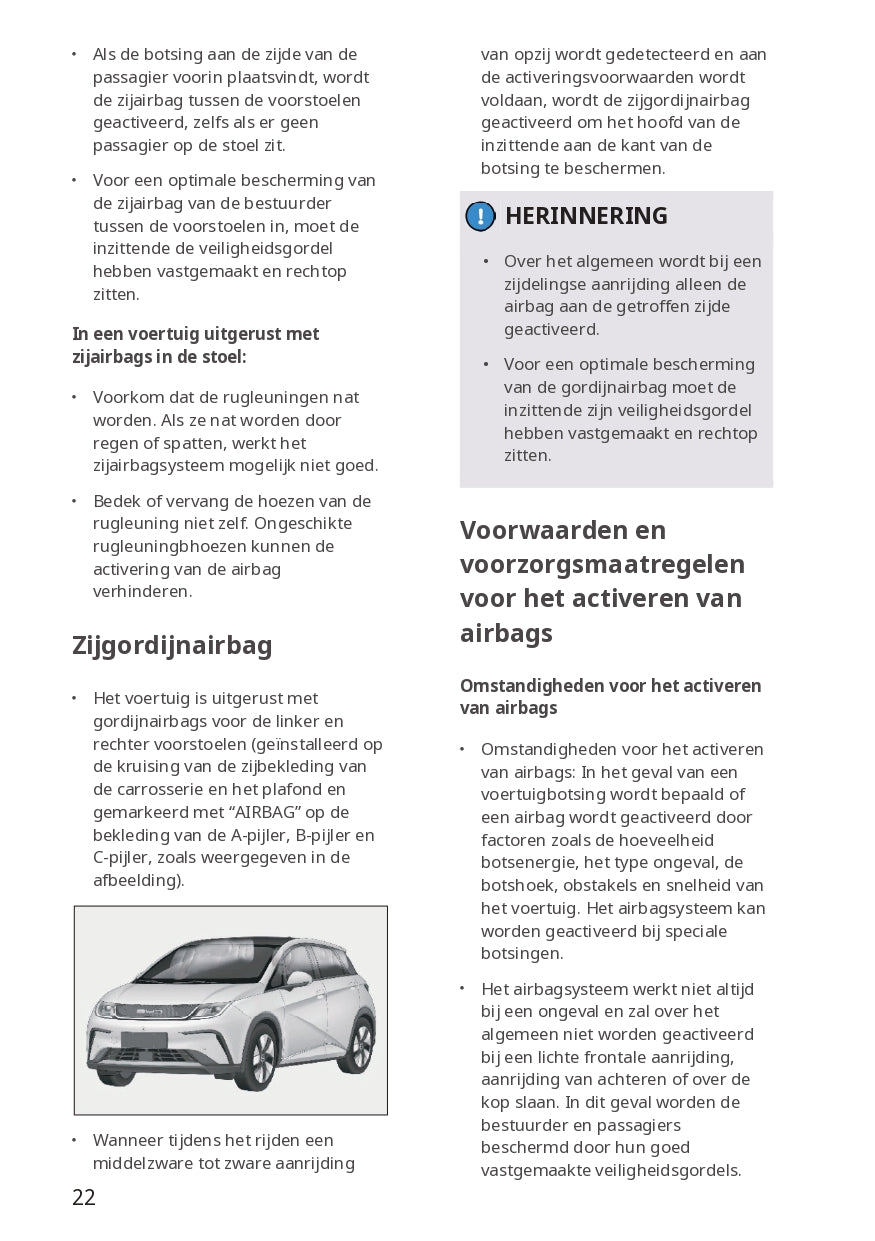 2023-2024 BYD Dolphin Gebruikershandleiding | Nederlands