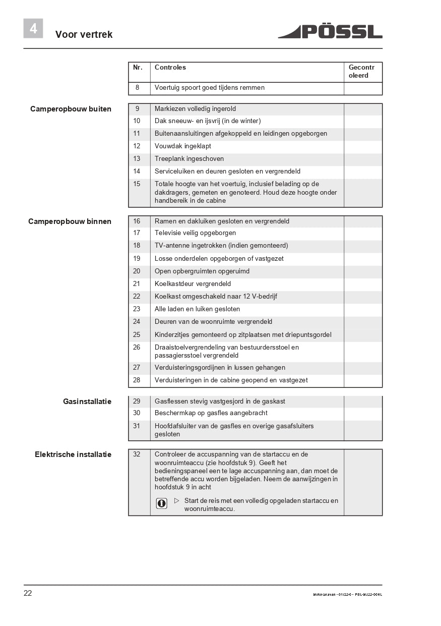 2019-2022 Pössl 2WIN Plus Gebruikershandleiding | Nederlands