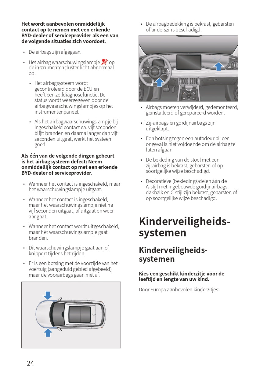 2023-2024 BYD Atto 3 Manuel du propriétaire | Néerlandais
