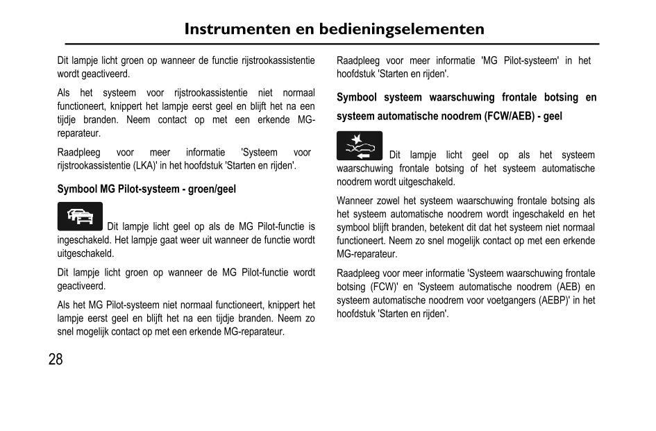 2020-2023 MG Ehs PHEV Bedienungsanleitung | Niederländisch