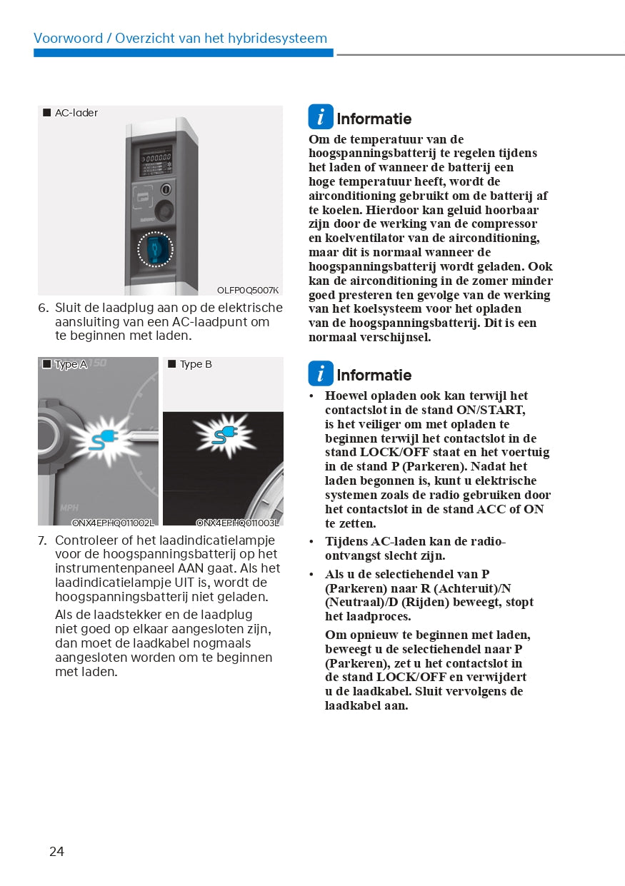 2022 Hyundai Tucson Hybrid/Plug-in Hybrid Gebruikershandleiding | Nederlands