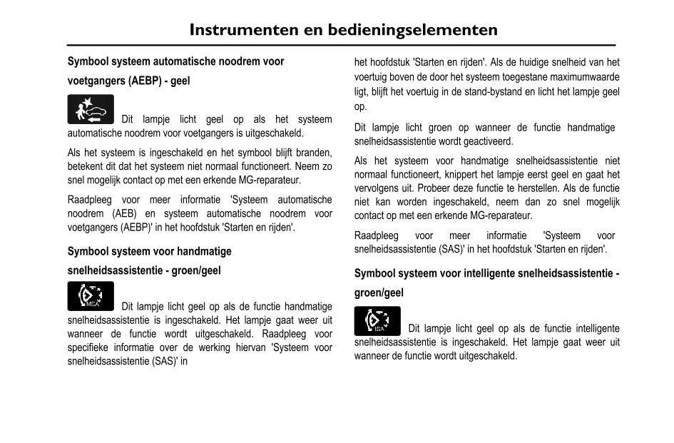 2020-2023 MG Ehs PHEV Bedienungsanleitung | Niederländisch