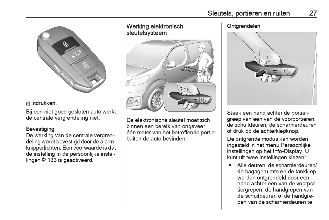 2022 Opel Vivaro Gebruikershandleiding | Nederlands