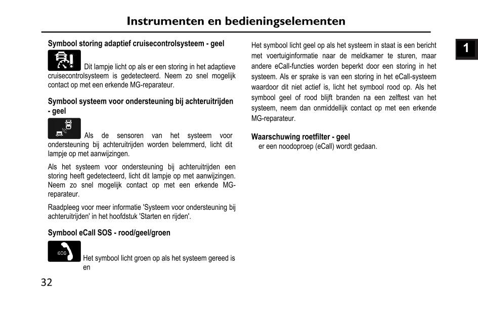 2020-2023 MG Ehs PHEV Bedienungsanleitung | Niederländisch