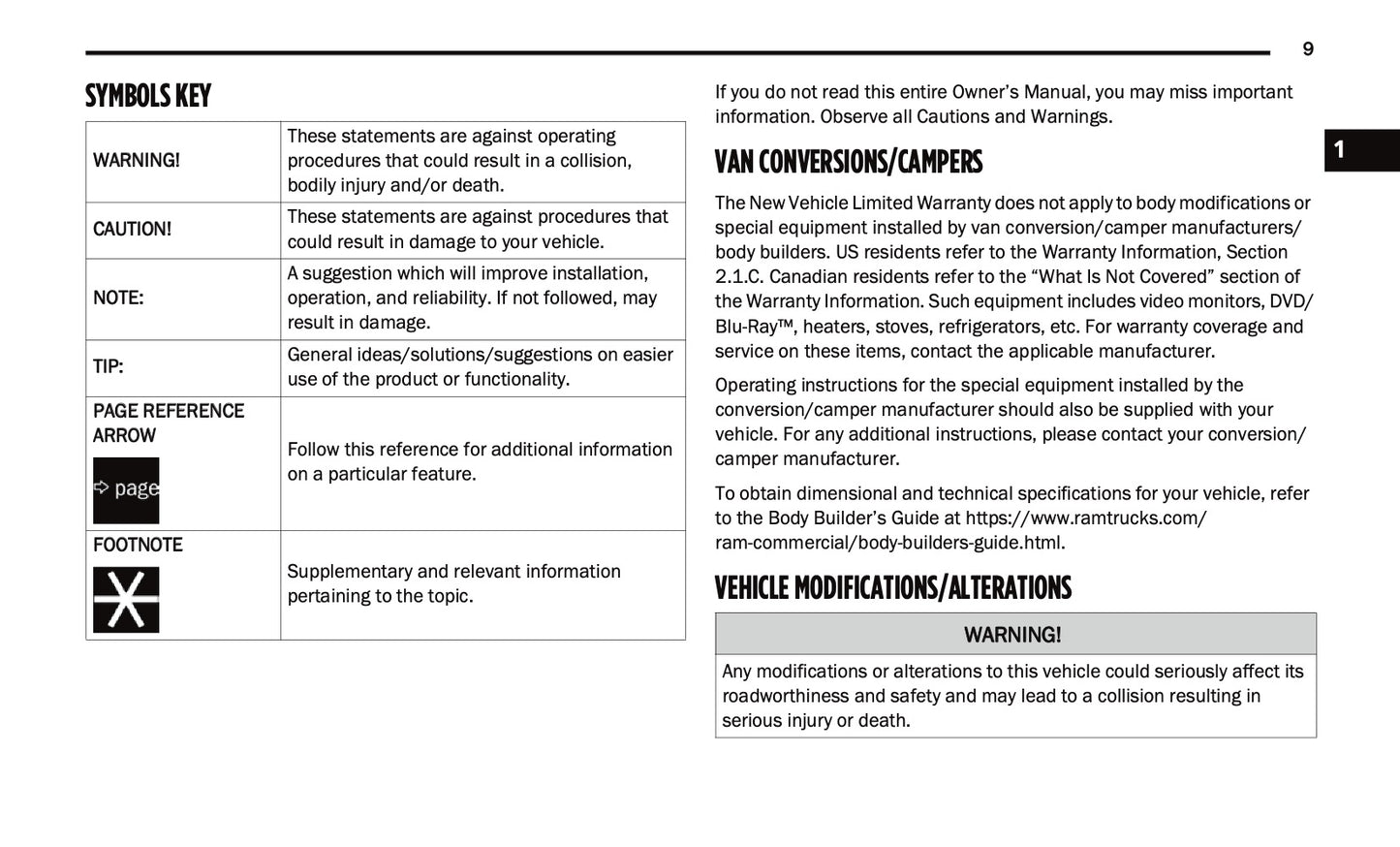 2021 Ram 1500 Classic Owner's Manual | English