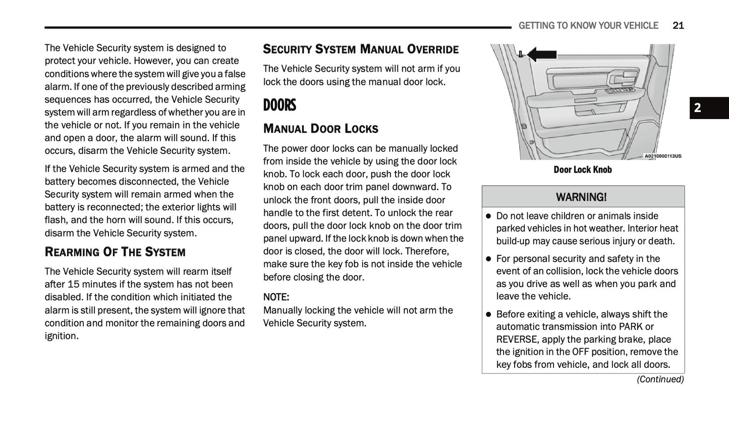 2021 Ram 1500 Classic Owner's Manual | English