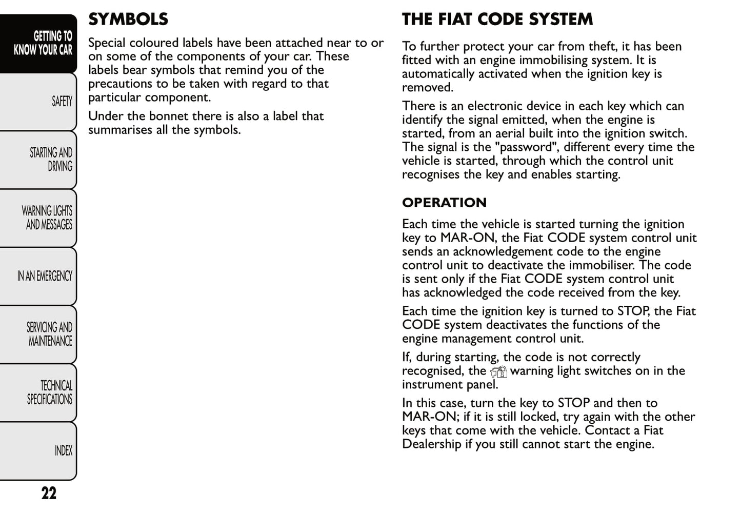 2013-2014 Fiat 500L Owner's Manual | English