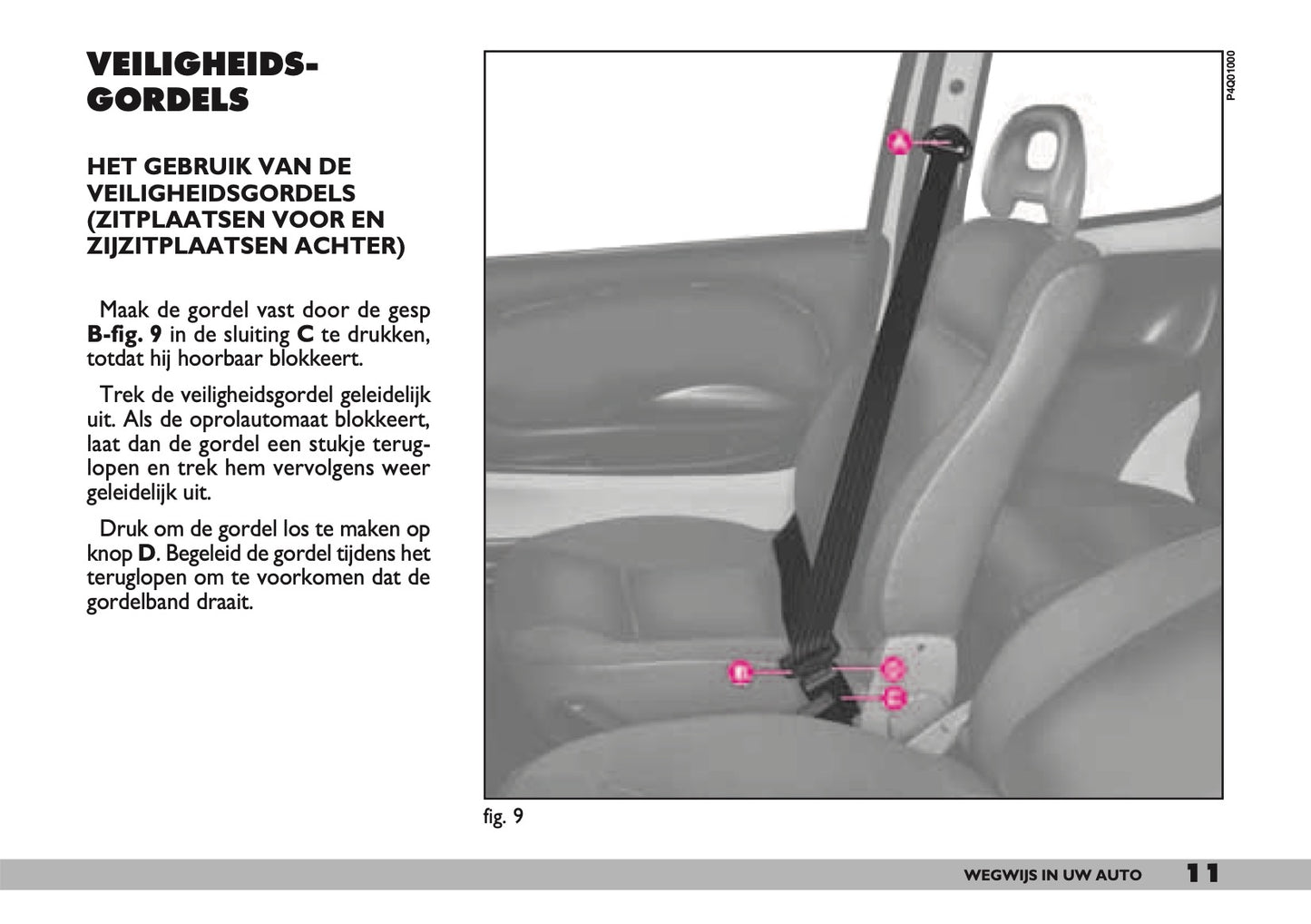 2001-2004 Fiat Seicento Manuel du propriétaire | Néerlandais