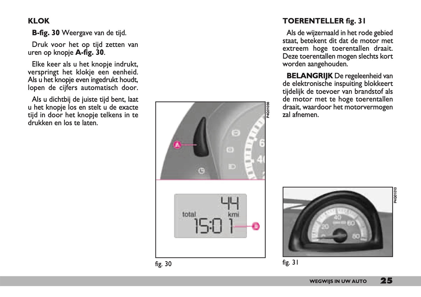 2001-2004 Fiat Seicento Manuel du propriétaire | Néerlandais