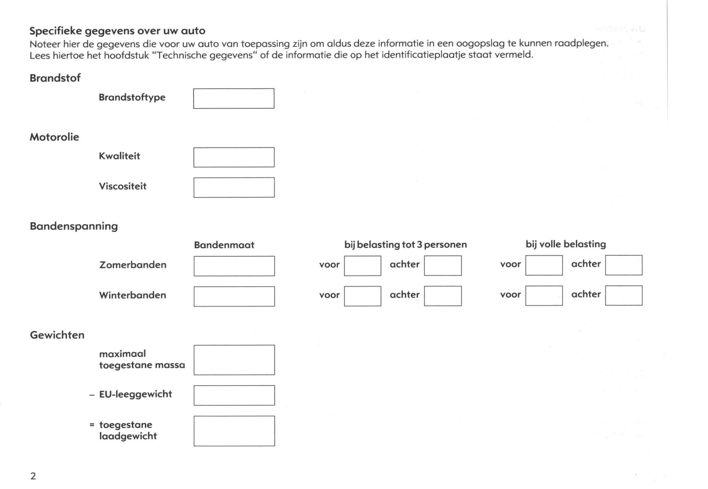 2003-2005 Opel Meriva Gebruikershandleiding | Nederlands