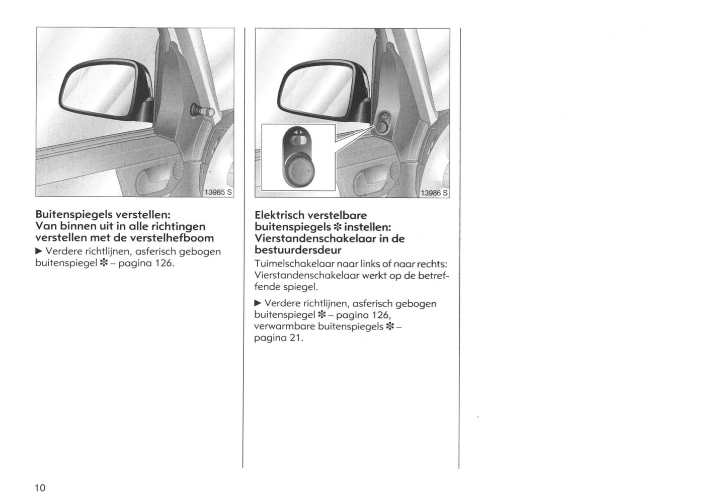 2003-2005 Opel Meriva Gebruikershandleiding | Nederlands
