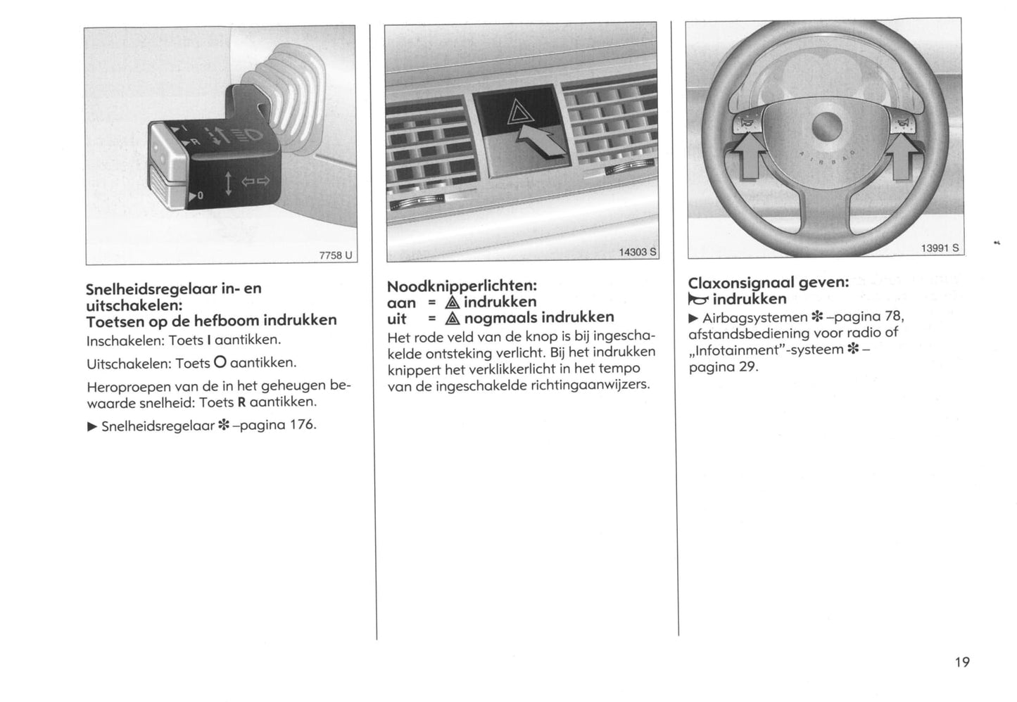 2003-2005 Opel Meriva Gebruikershandleiding | Nederlands