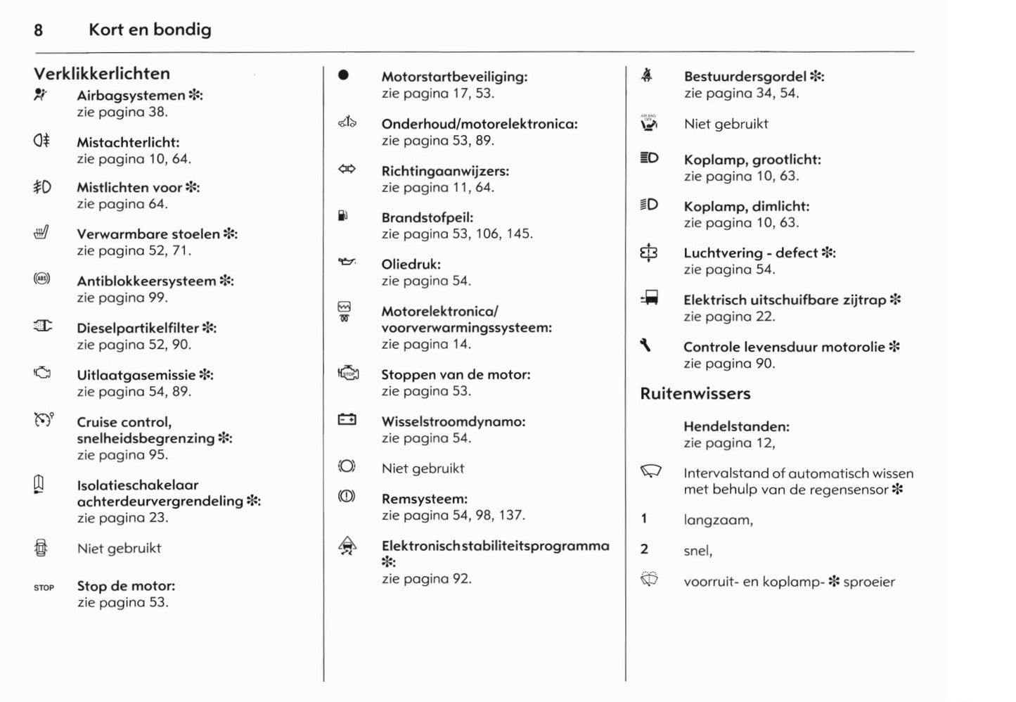 2006-2010 Opel Movano Gebruikershandleiding | Nederlands