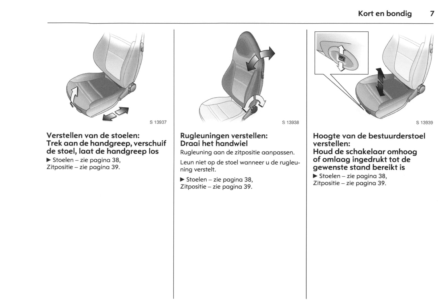 2007-2009 Opel GT Gebruikershandleiding | Nederlands