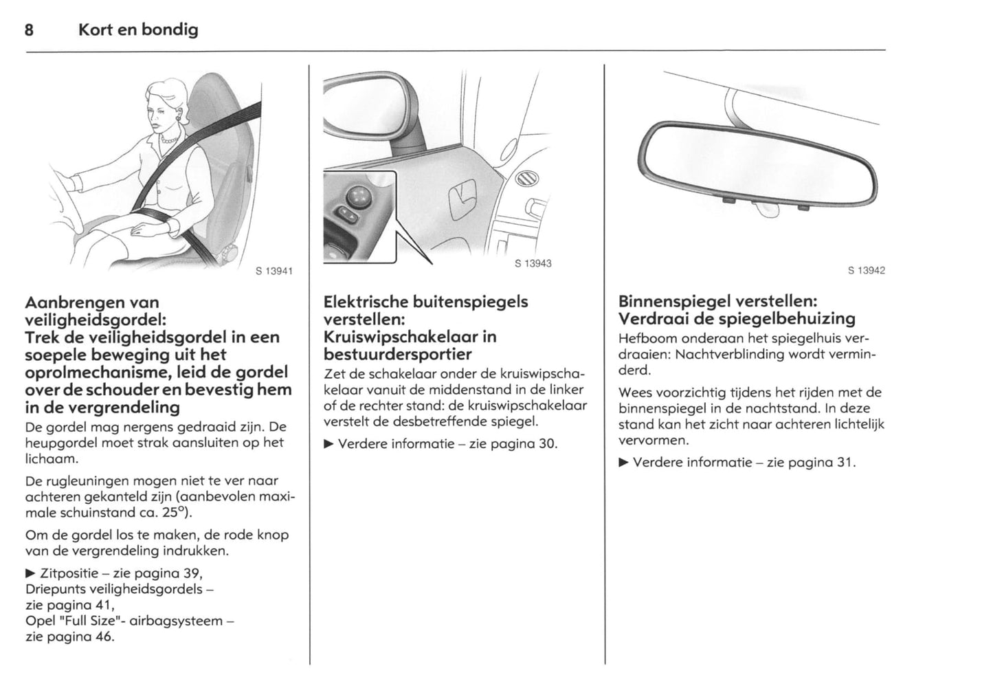 2007-2009 Opel GT Gebruikershandleiding | Nederlands