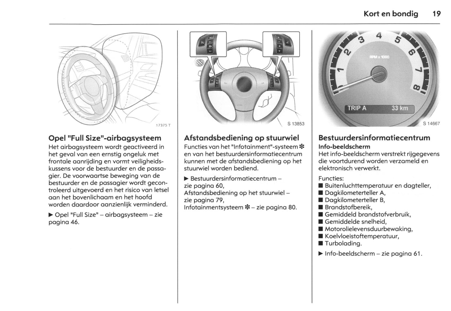2007-2009 Opel GT Gebruikershandleiding | Nederlands
