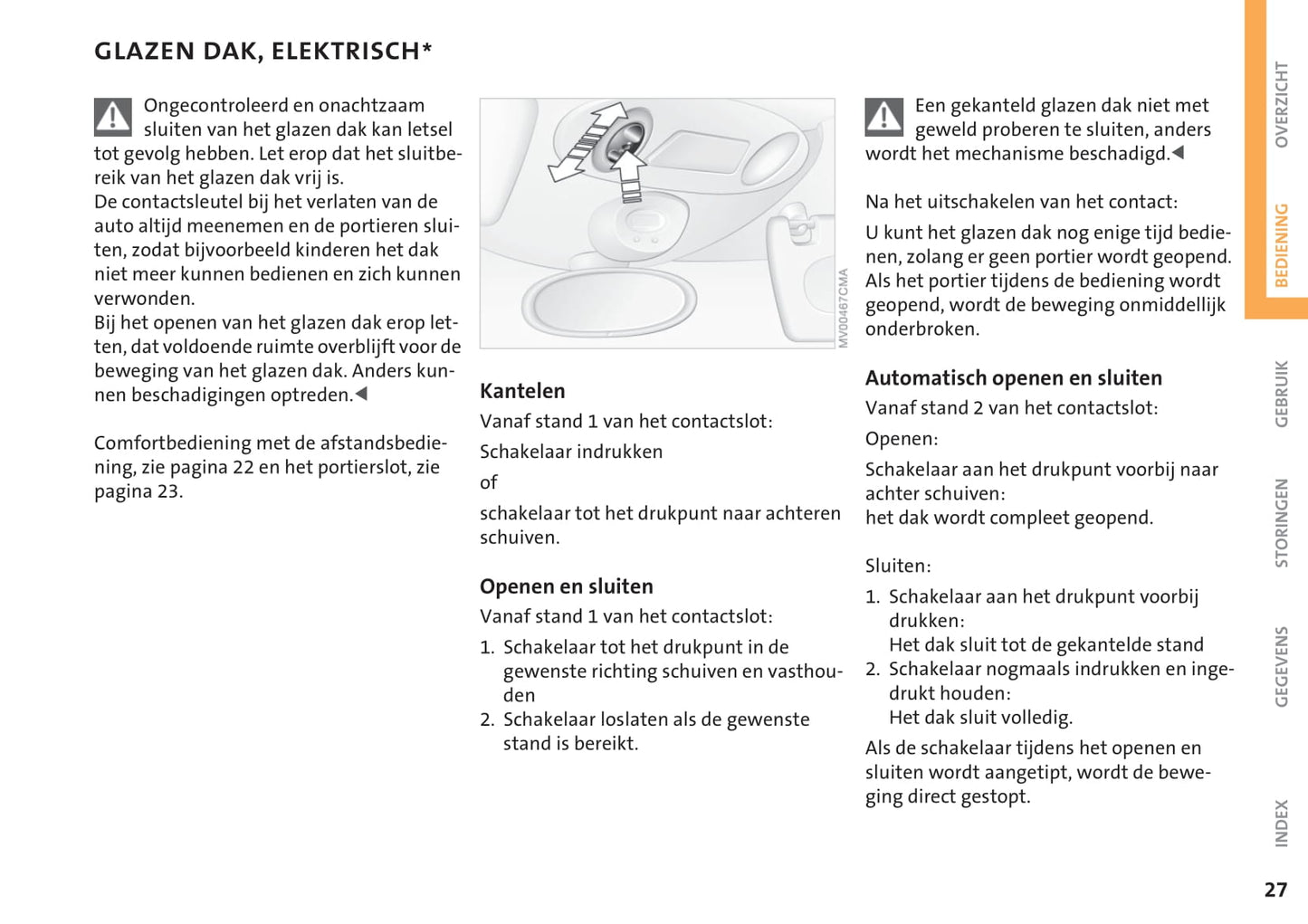 2001-2006 Mini Cooper/Cooper S/One/One Diesel Owner's Manual | Dutch