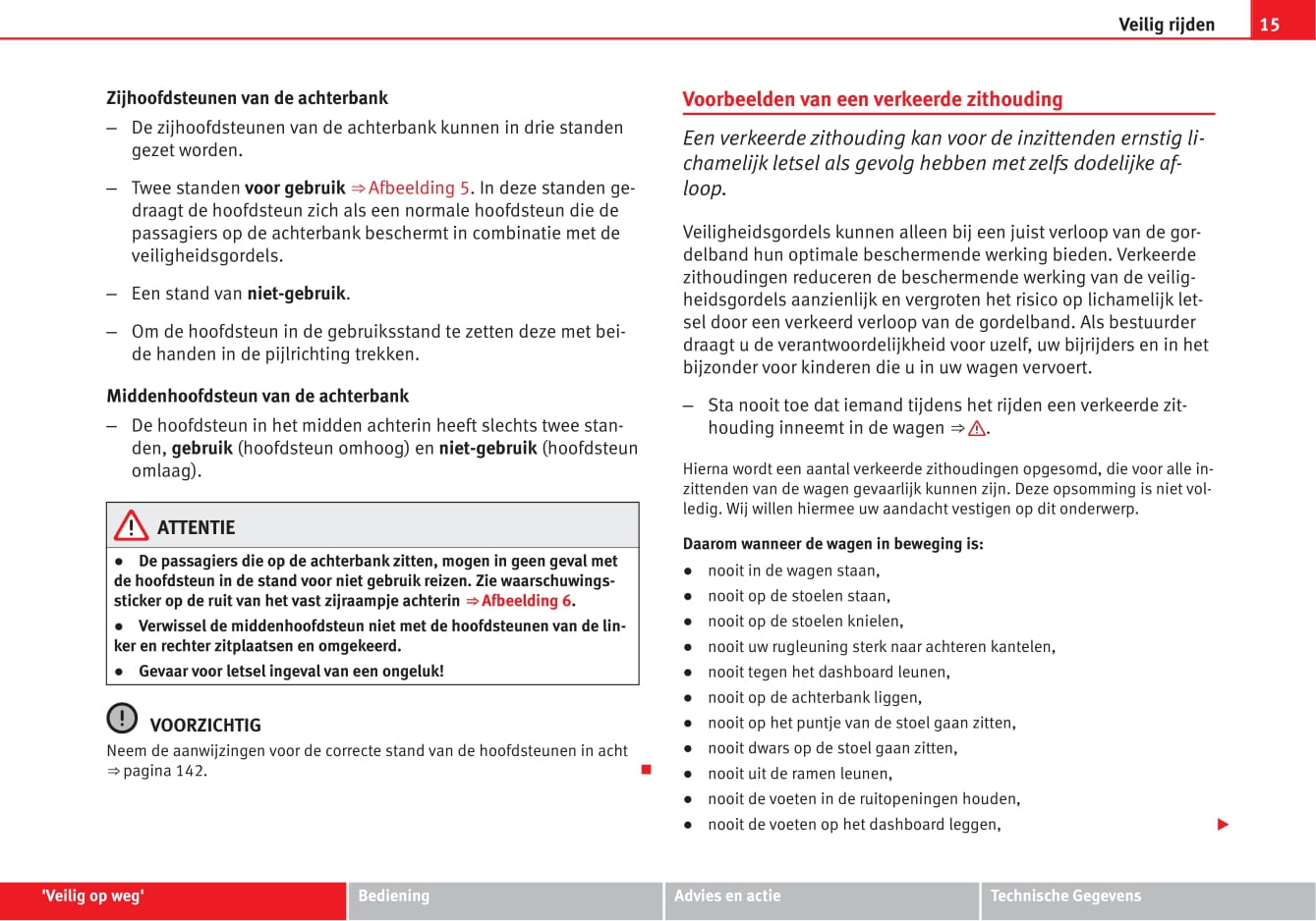 2014-2015 Seat Altea XL Owner's Manual | Dutch