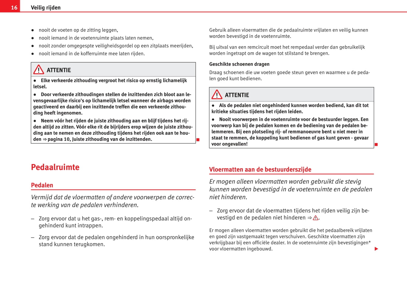2014-2015 Seat Altea XL Owner's Manual | Dutch
