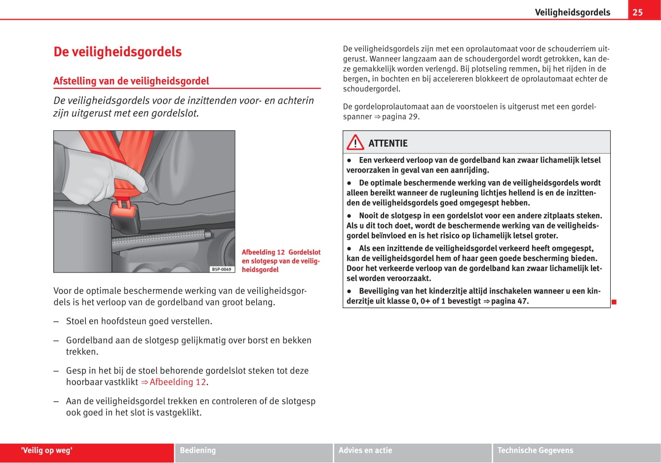 2014-2015 Seat Altea XL Owner's Manual | Dutch