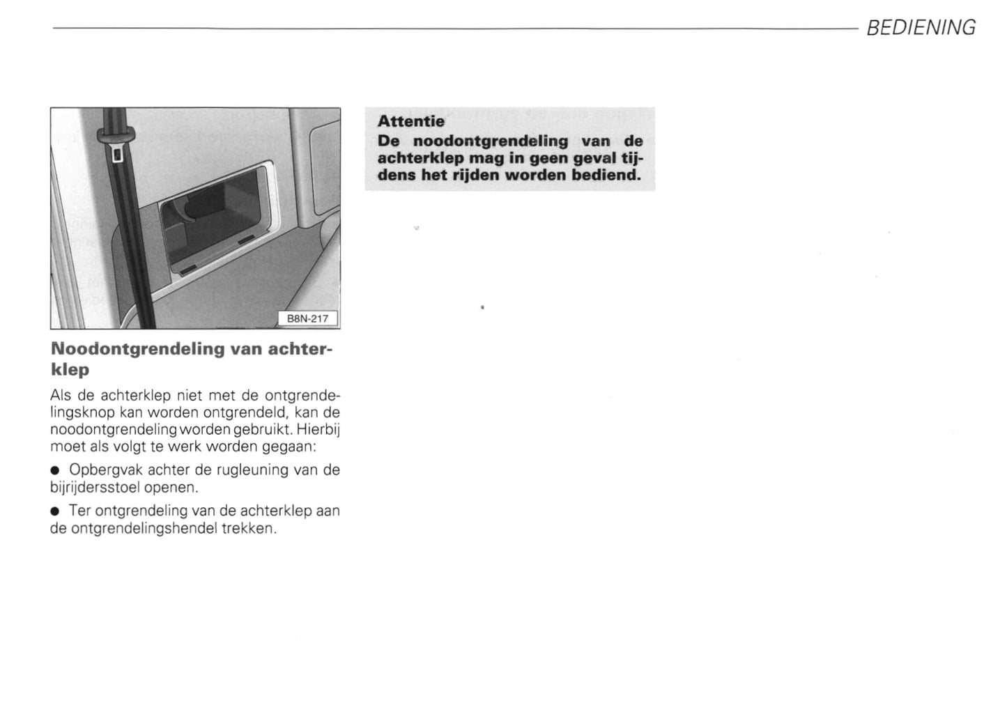 1999-2006 Audi TT Roadster Manuel du propriétaire | Néerlandais