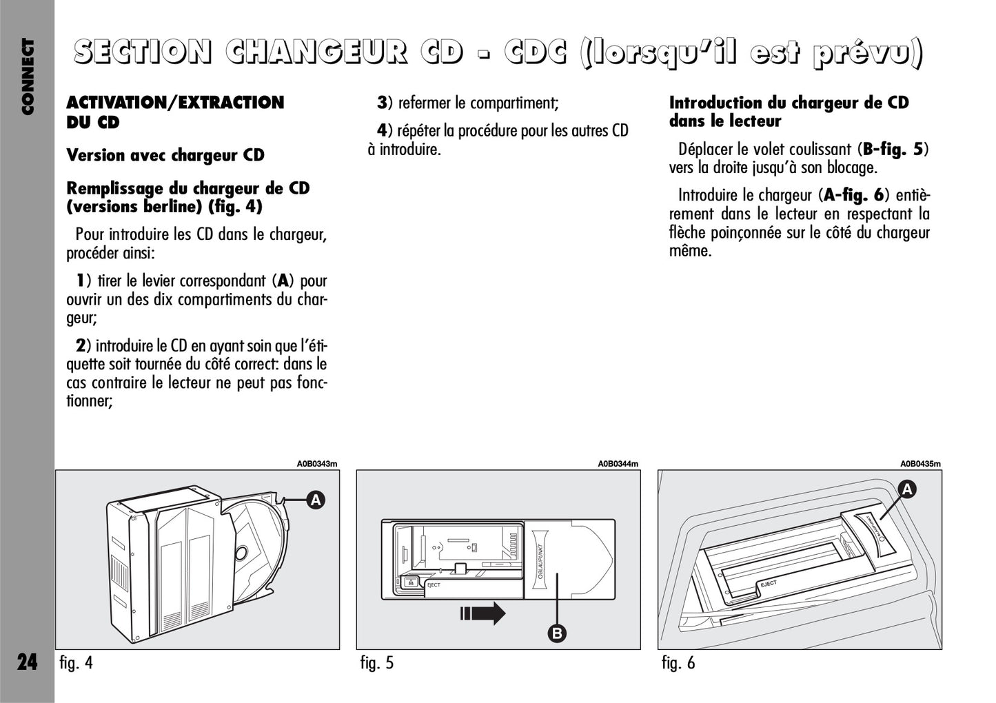 Alfa Romeo Connect-Navigateur-Connect Nav Guide d'utilisation 2004 - 2007