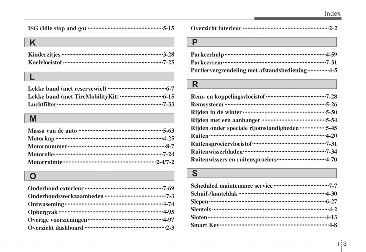 2009-2015 Kia Venga Manuel du propriétaire | Néerlandais