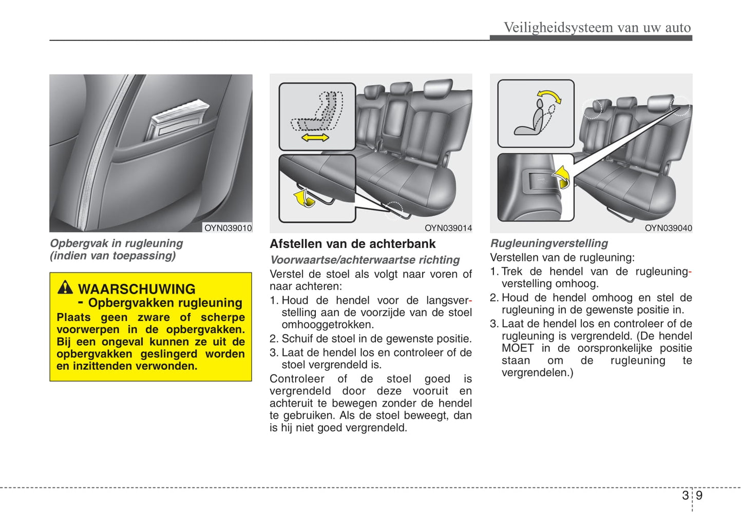 2009-2015 Kia Venga Manuel du propriétaire | Néerlandais