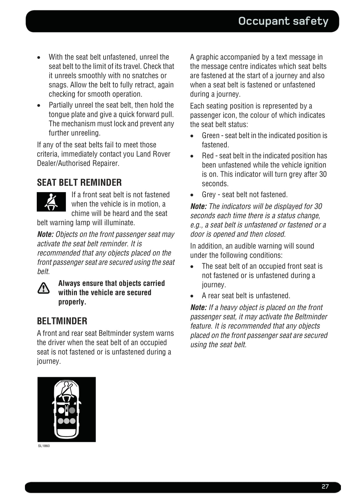 2011-2012 Land Rover Range Rover Evoque Owner's Manual | English
