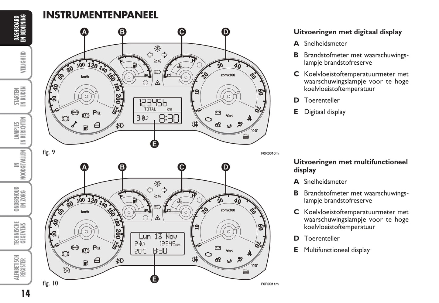 2006-2014 Fiat Linea Manuel du propriétaire | Néerlandais