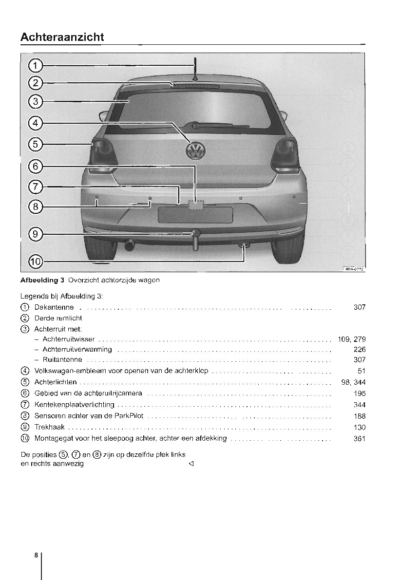 2014-2017 Volkswagen Polo Bedienungsanleitung | Niederländisch